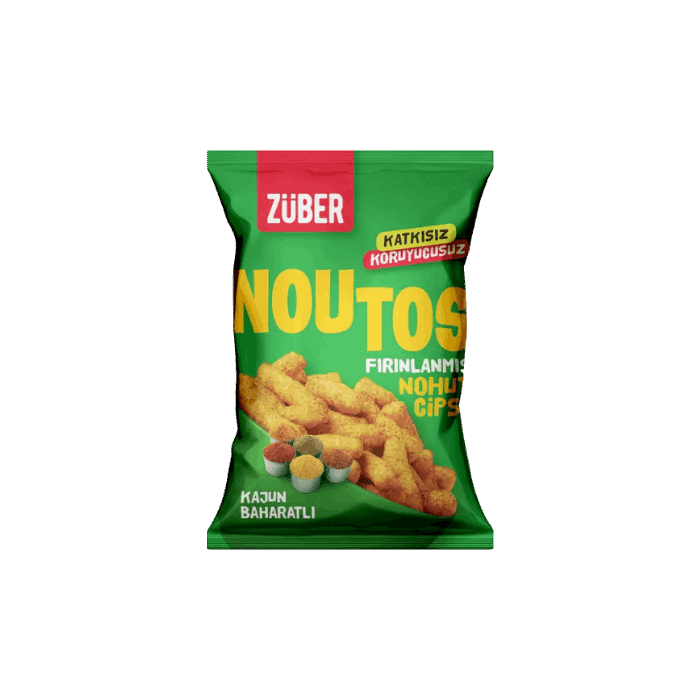 Zuber Kajun ədviyyatlı noxud çipsi 55gr