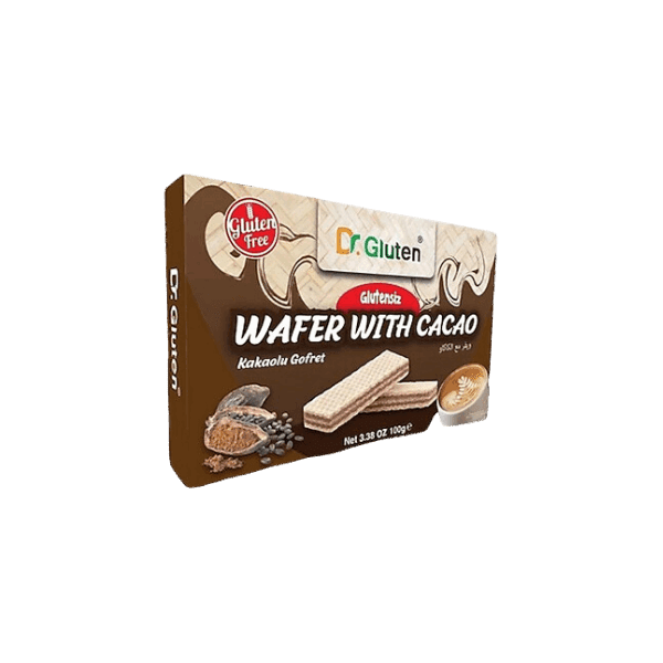 Dr Gluten Qlütensiz Kakaolu Vafli 100gr