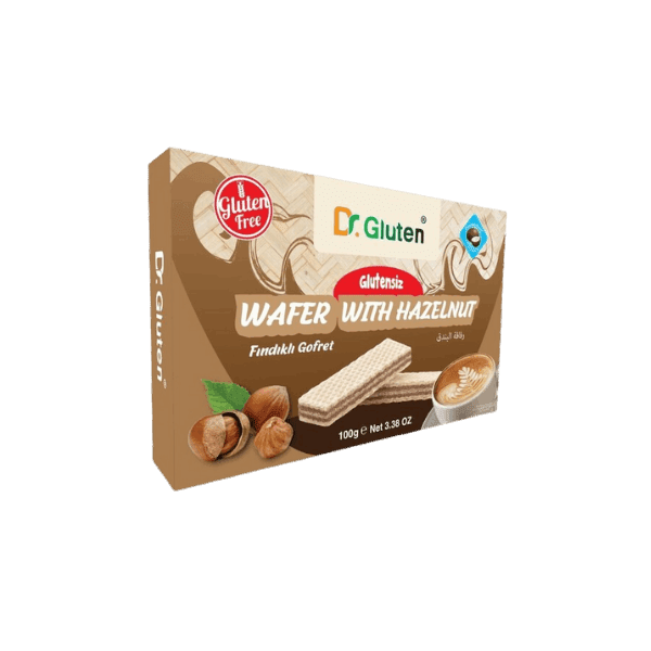 Dr Gluten Qlütensiz Fındıqlı Vafli 100gr