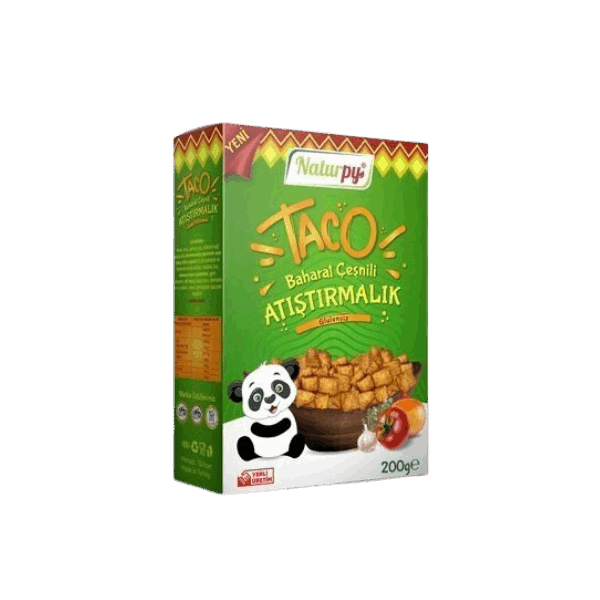 NaturPy Glütensız Tako Baharatlı atıştırma 200gr