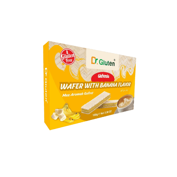 Dr Gluten Qlütensiz  Bananlı Vafli 100gr