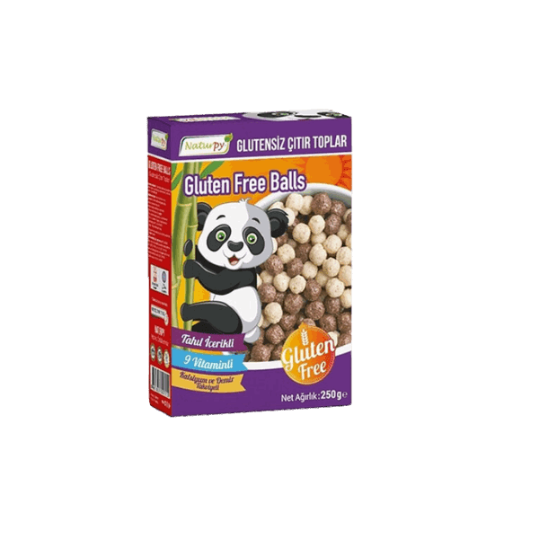 NaturPy Qlütensiz Çıtır taxıl topları 250gr
