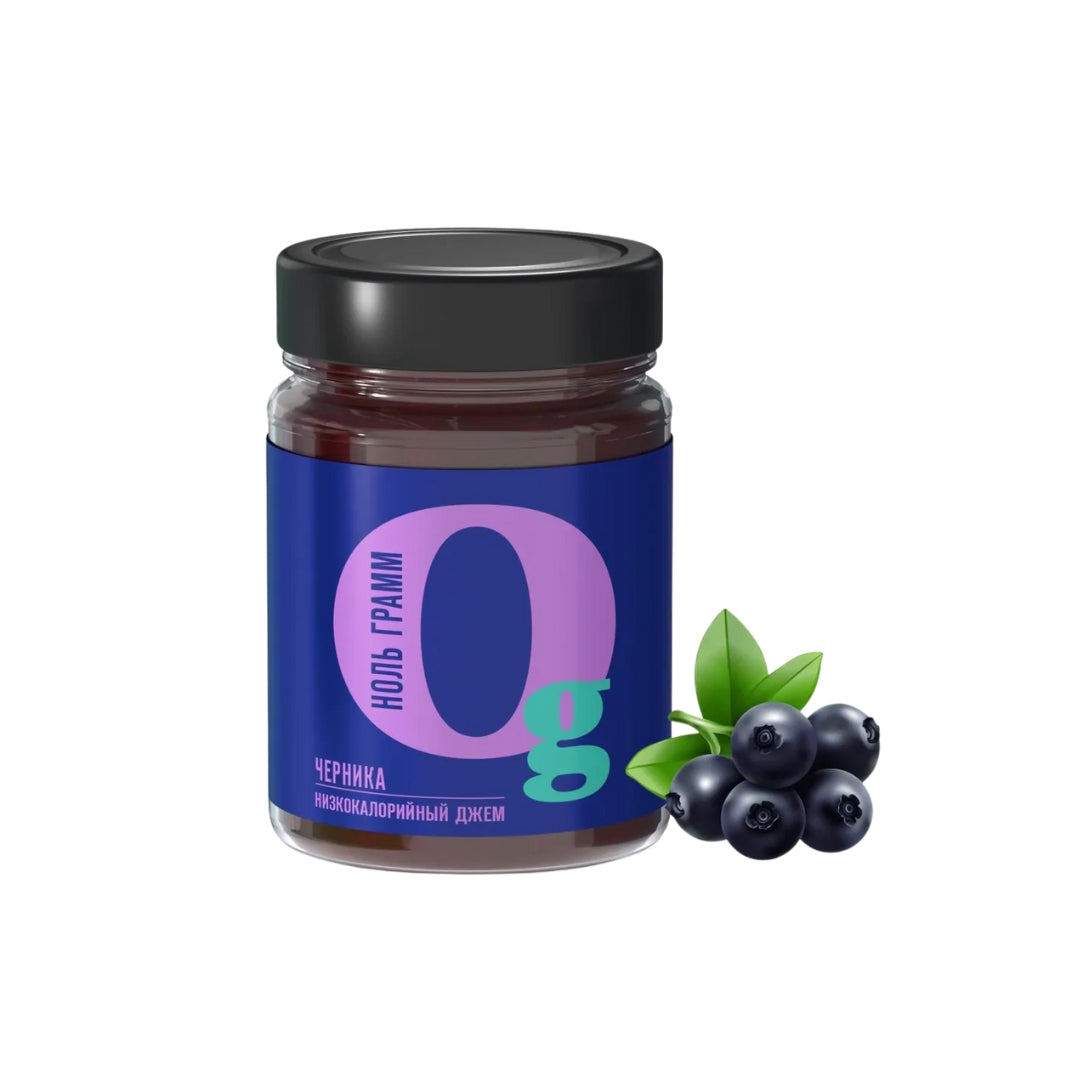 0 Gramm Варенье без сахара Черника 260 г