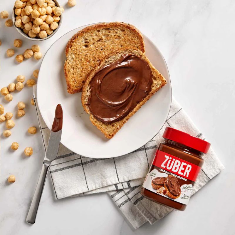 Zuber безглютеновая Ореховая паста с какао 315gr