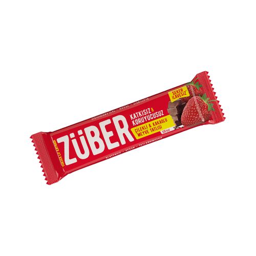 Zuber Bar Kakao və Çiyələk 40qr