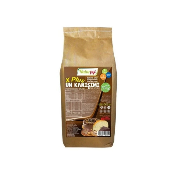 NaturPy Glutensız Kinoa Qarabaşaqlı xPlus Un qarışığı 1 kq