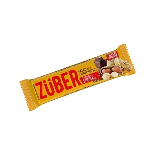 Zuber Bar Yerfındığı Şokolad 40qr