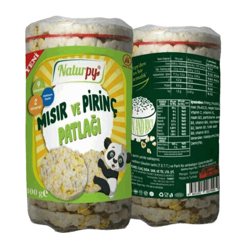 Naturpy Qarğıdalı və Düyü xlebsi 100gr